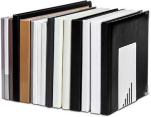 MAUL boekensteun metaal 14X8.5x14cm set 2 wit