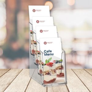 Europel folderhouder, 4 x ft 1/3 A4