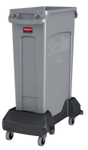 Rubbermaid afvalcontainer Slim Jim, 87 liter, grijs