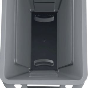 Rubbermaid afvalcontainer Slim Jim, 87 liter, grijs