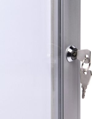 Vitrine voor binnen en buiten, ft 4 x A4 (670 x 500 mm)