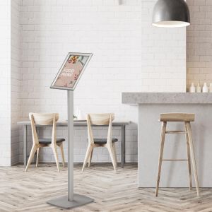 Europel info vloerstandaard voor ft A4, grijs