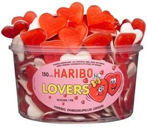Haribo Lovers confiserie, bo&icirc;te de150 pi