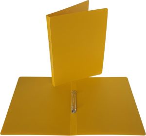 Bronyl Nature ringmap, voor ft A4, uit PP, 2 ringen van 16 mm, mosterdgeel