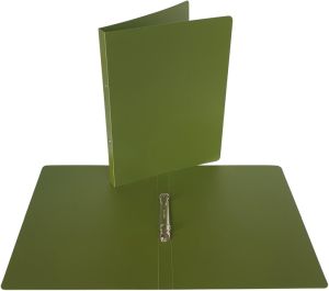 Bronyl Nature ringmap, voor ft A4, uit PP, 2 ringen van 16 mm, kaki groen