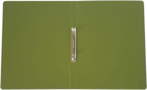 Bronyl Nature ringmap, voor ft A4, uit PP, 2 ringen van 16 mm, kaki groen