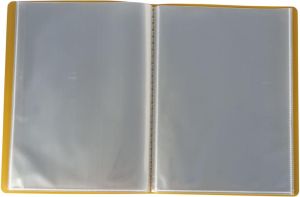 Bronyl showalbum Nature ft A4,, uit PP, 50 tassen, mosterdgeel