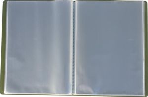 Bronyl showalbum Nature ft A4,, uit PP, 50 tassen, kaki groen