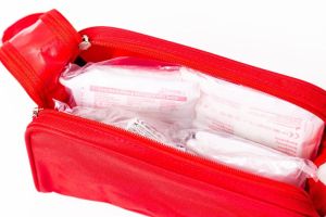 Fixfirst verbandtas DIN 13164, rood