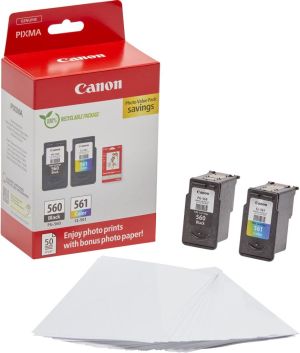 Canon inktcartridge PG-560/CL-561, 180 pagina's, OEM 3713C008, 4 kleuren