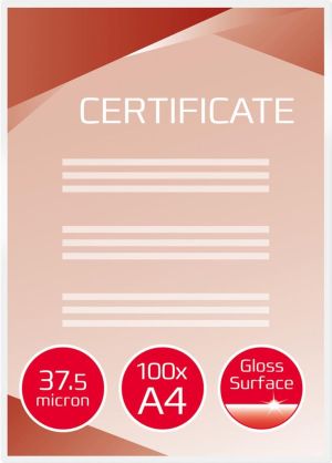 GBC Document lamineerhoes ft A4, 76 micron (2 x 38 micron), pak van 200 stuks