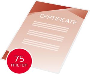 GBC Matt lamineerhoes ft A4 150 micron (2 x 75 micron), mat/glanzend, pak van 50 stuks