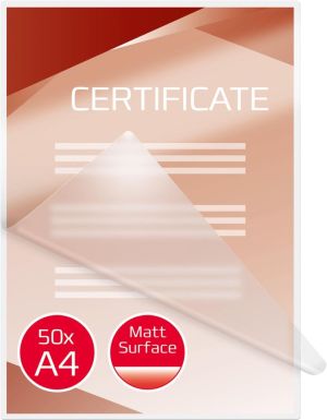 GBC Matt lamineerhoes ft A4 150 micron (2 x 75 micron), mat/glanzend, pak van 50 stuks