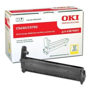 Oki drum 43870005 voor C5650 C5750,geel,