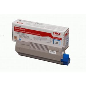Oki toner 43872307 voor OKI C5650,cyan, 