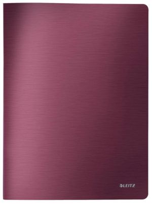 Leitz showalbum Style, A4, uit PP, 40 tassen, granaatrood