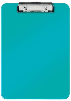 Leitz klemplaat WOW ijsblauw Polystyrol