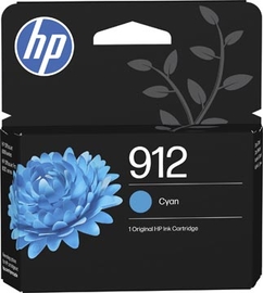 HP cartouche d'encre 912, 315 pages, OEM 3YL77AE, cyan
