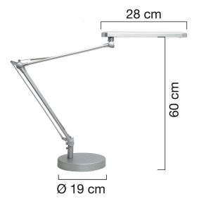 Unilux bureaulamp Mamboled, grijs