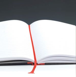 Oxford BLACK N' RED gebonden boek, 192 bladzijden, ft A4, gelijnd