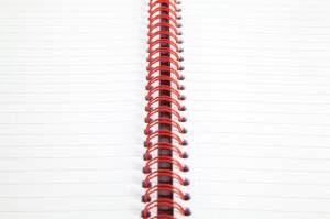 Oxford BLACK N' RED spiraalblok karton, 140 bladzijden ft A4, gelijnd
