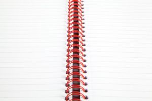 Oxford BLACK N' RED spiraalblok karton, 140 bladzijden ft A4, gelijnd