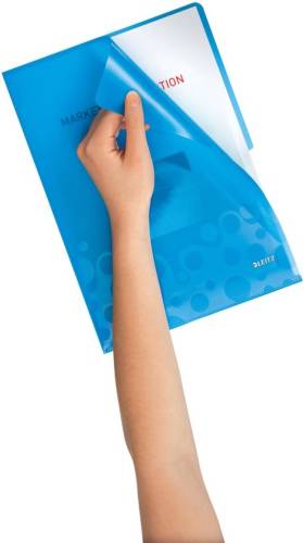 Leitz WOW pochette coin A4, en PP, couleur assorties