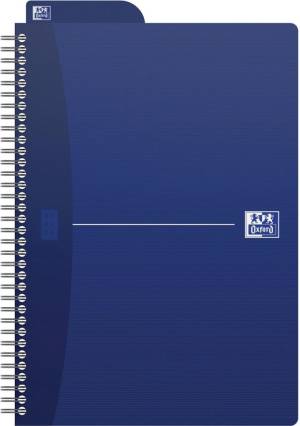 Oxford Office Essentials cahier &agrave; reliure spirale, 180 pages, ft 17,6 &times; 25 cm (B5), 90 vel, quadrill&eacute; 5 m
