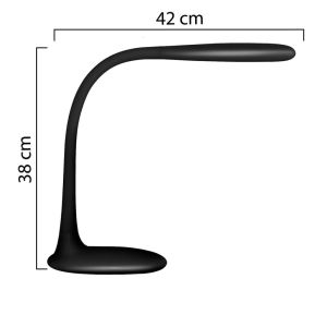 Unilux bureaulamp, Lucy, LED, zwart