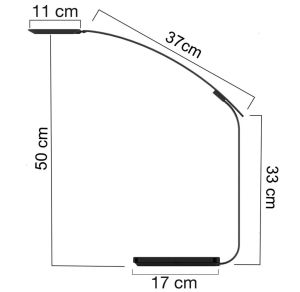 Unilux bureaulamp Timelight, zwart