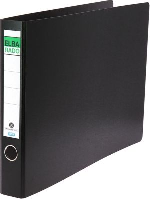 Elba Rado Ordner, ft A3 liggend, uit karton, rug van 5,5 cm, zwart