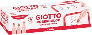 Giotto Robercolor whiteboardmarker fijn, ronde punt, rood