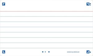 Oxford Flash 2.0 flashcard starterkit, gelijnd, A7, wit, pak van 80 vel