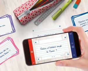 Oxford Flash 2.0 flashcard starterkit, gelijnd, A7, wit, pak van 80 vel