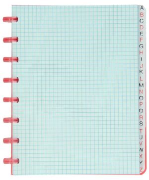 Atoma repertorium, ft A5, transparant, geruit 5mm