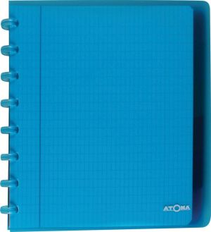 Atoma Trendy cahier, ft A5+, 120 pages, commercieel quadrill&eacute;, met 6 tabbladen, in couleurs assorties