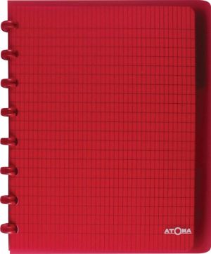 Atoma Trendy cahier, ft A5+, 120 pages, commercieel quadrill&eacute;, met 6 tabbladen, in couleurs assorties