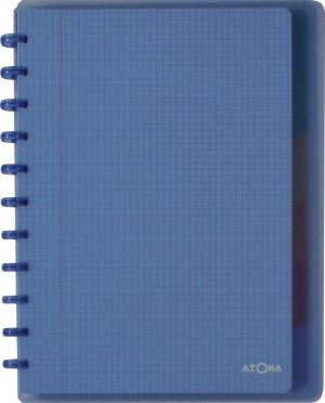 Atoma Trendy cahier, ft A4 +, 120 pages, quadrill&eacute; 5mm, 6 intercalaires et 5 pochettes, assorti