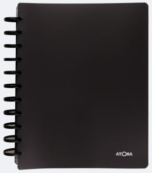 Atoma showalbum, voor ft A4, uit PP, met 100 tassen, geassorteerde kleuren