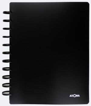 Atoma showalbum, voor ft A4, uit PP, met 100 tassen, geassorteerde kleuren
