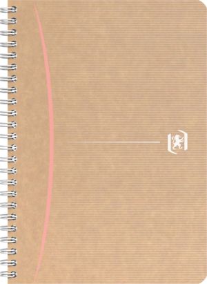 Oxford Touareg spiraalschrift, 180 bladzijden, ft A5, gelijnd, geassorteerde kleuren