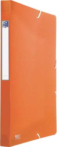 Oxford Urban elastobox uit PP, formaat 24 x 32 cm, rug van 2,5 cm, geassorteerde transparante kleuren