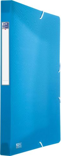 Oxford Urban elastobox uit PP, formaat 24 x 32 cm, rug van 2,5 cm, geassorteerde transparante kleuren