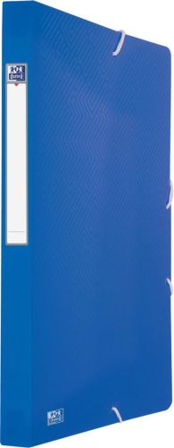 Oxford Urban elastobox uit PP, formaat 24 x 32 cm, rug van 2,5 cm, geassorteerde transparante kleuren