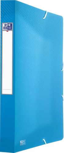 Oxford Urban elastobox uit PP, formaat 24 x 32 cm, rug van 4 cm, geassorteerde transparante kleuren