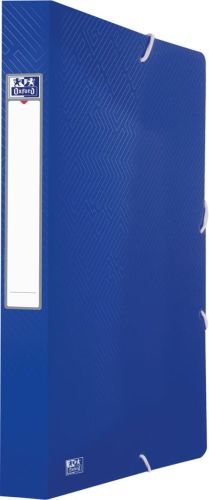 Oxford Urban elastobox uit PP, formaat 24 x 32 cm, rug van 4 cm, geassorteerde transparante kleuren