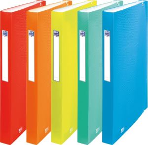 Oxford Urban sorteermap, voor formaat A4+, 12 vakken, uit PP, geassorteerde transparante kleuren