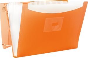 Oxford Urban sorteermap, voor formaat A4+, 12 vakken, uit PP, geassorteerde transparante kleuren