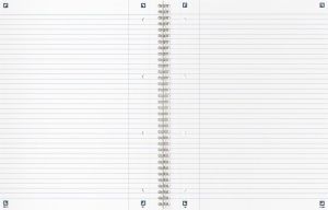 Oxford Origin spiraalschrift, ft A4+, 140 bladzijden, gelijnd, grijs