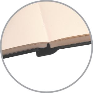 Oxford "Sketchbook" dummyboek, 96 vel, 100 g/m&sup2;, ft A5, zwart